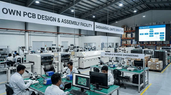 Own PCB design & assembly facility