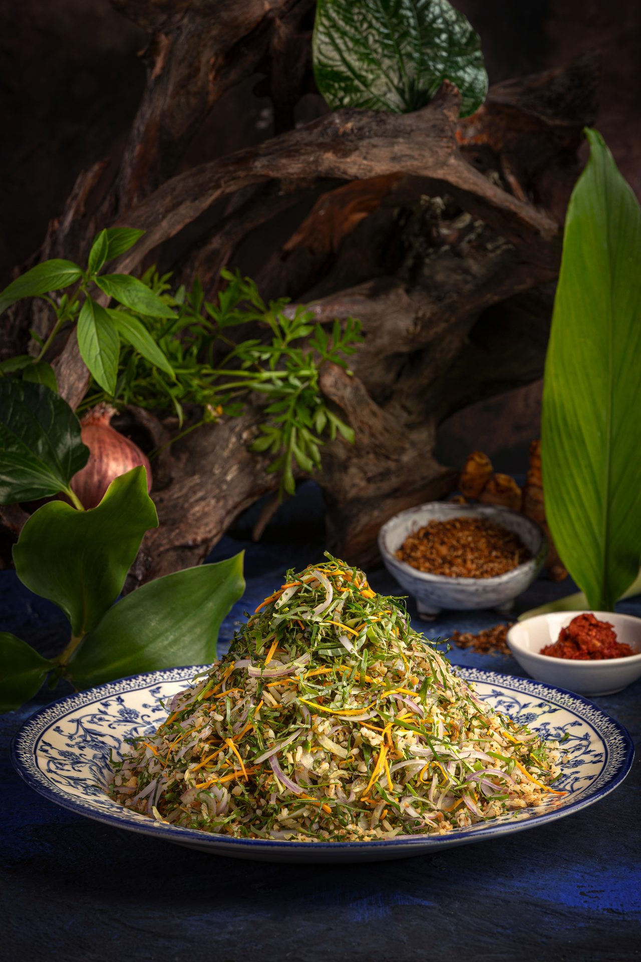 Nasi Ulam — fragrant herb rice