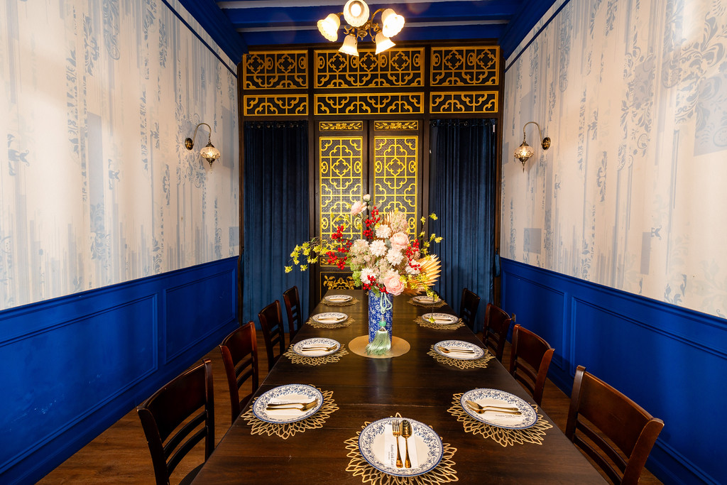 Private Dining Room — seats up to 12 guests