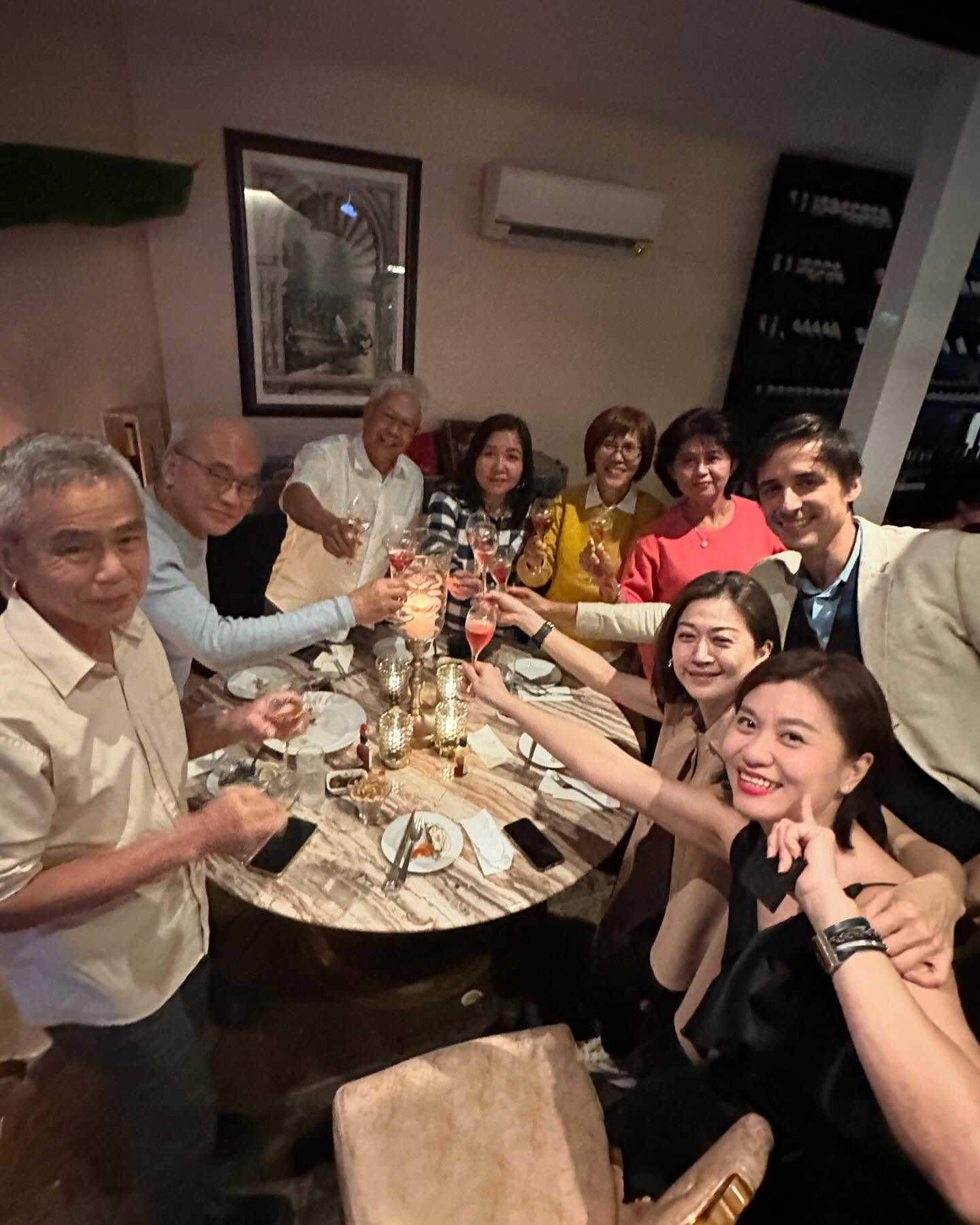 Intimate Dinner Toast