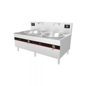 J-Nox LT-D1000II-E130 Double Wok Induction Cooker