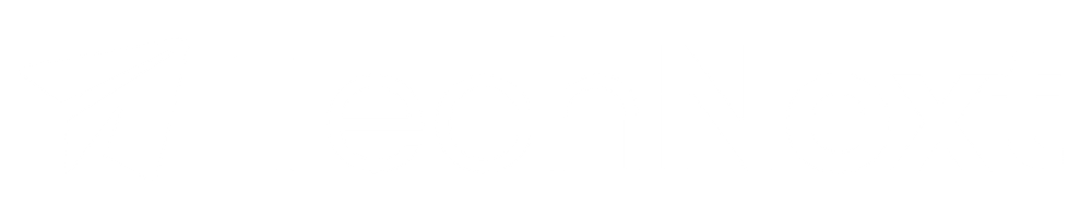 Wide horizontal logo, white