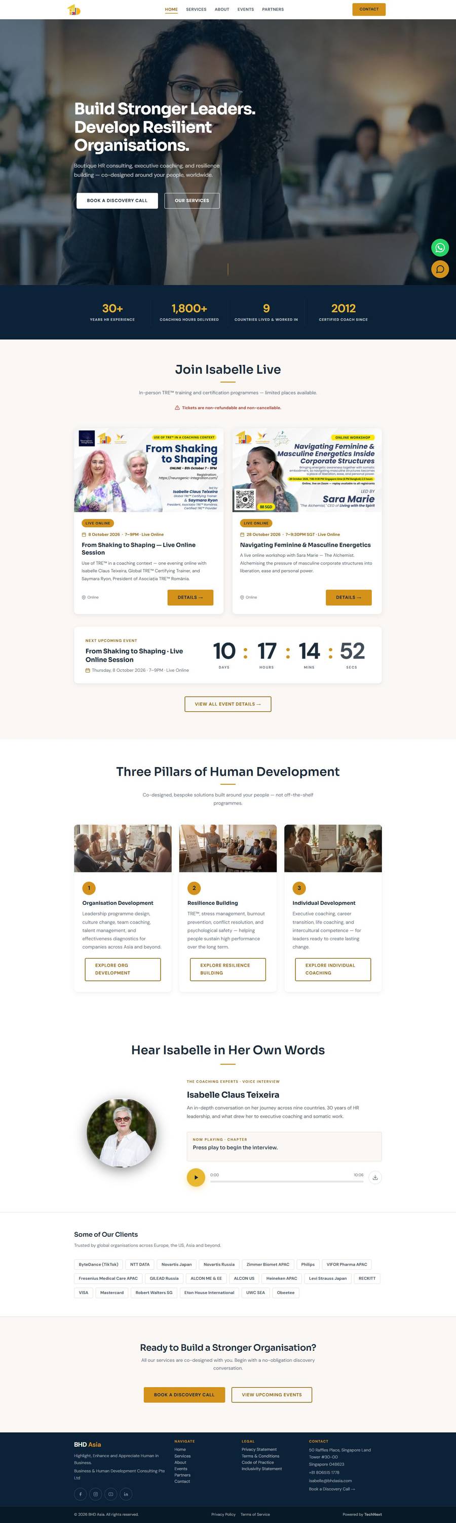 BHD Asia: the full page